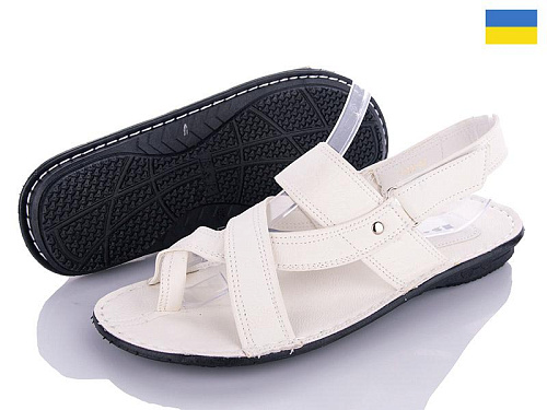 Сандалии Lvovbaza Bromen B&R 011 белый в магазине Фонтан Обуви