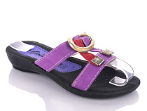 Шлепанцы Gurkem K26-1512 purple (30-35) в магазине Фонтан Обуви