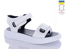 Босоножки Garti 0136 біла шкіра в магазине Фонтан Обуви