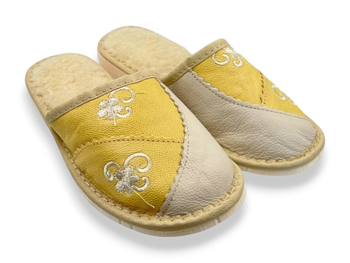 Тапочки Rai Shoes Капці 3 жін.жовтий в магазине Фонтан Обуви
