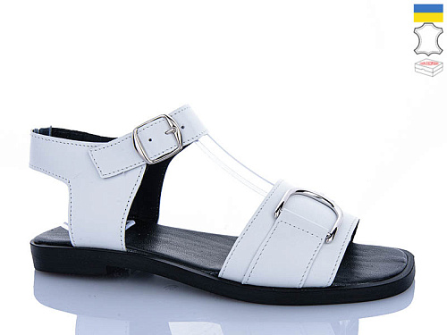 Босоножки Garti 25 білий шк. в магазине Фонтан Обуви