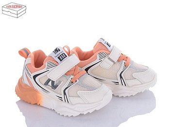 Кроссовки Viktoria FM006-28 beige-orange в магазине Фонтан Обуви