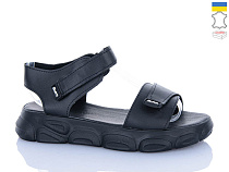 Босоножки Garti 02 чорний шк. в магазине Фонтан Обуви