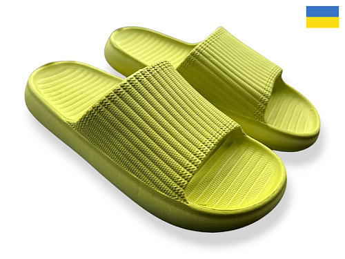 Шлепанцы Rai Shoes C107 лайм в магазине Фонтан Обуви