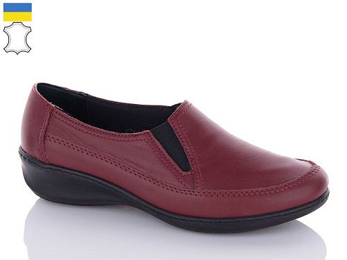 Туфли Світ Взуття DL07-P7 бордовий в магазине Фонтан Обуви