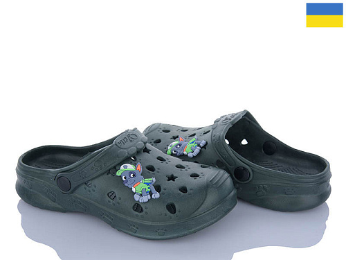 Кроксы Roks Verta 81 хакі в магазине Фонтан Обуви