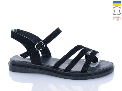 Босоножки Sali 1102-1 чорний з чор-п. в магазине Фонтан Обуви