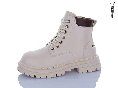 Ботинки Aba 25-37 beige в магазине Фонтан Обуви