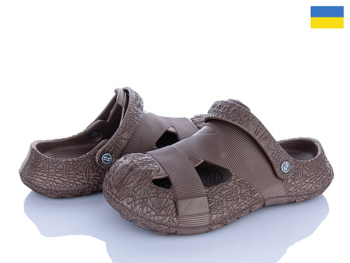 Кроксы Vladimir DS Сабо 12 т.коричневий в магазине Фонтан Обуви