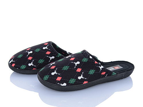 Тапочки Soylu GE367 чорний в магазине Фонтан Обуви