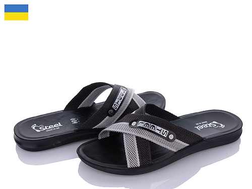 Шлепанцы Gurkem TRK 007 grey-black new в магазине Фонтан Обуви