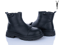 Ботинки Clibee ABQ1963 black в магазине Фонтан Обуви