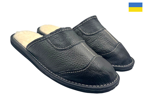 Тапочки Rai Shoes Капці 6 чол.чорн-сірий в магазине Фонтан Обуви