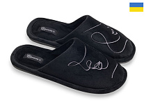 Тапочки Rai Shoes TD7102A чорний в магазине Фонтан Обуви
