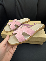 Шлепанцы 64 рожевий замш в магазине Фонтан Обуви