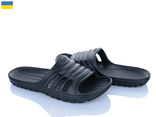 Шлепанцы Vladimir DS П48 чорний в магазине Фонтан Обуви