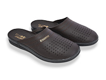 Тапочки Rai Shoes 95080507 коричневий в магазине Фонтан Обуви