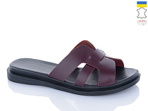 Шлепанцы Sali 304 бордо чор-п. в магазине Фонтан Обуви