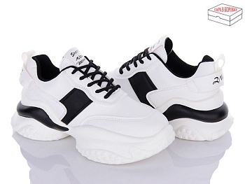 Кроссовки No Brand 8110 white-black в магазине Фонтан Обуви