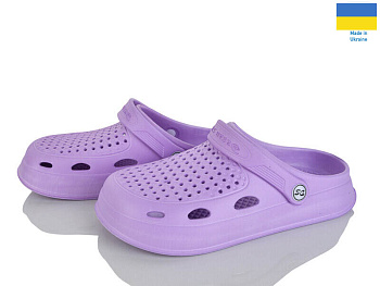 Кроксы Rai Shoes Сабо08 бузок в магазине Фонтан Обуви