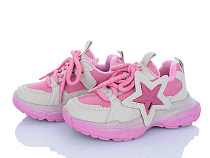 Кроссовки Clibee AB610-1 фліс grey-pink в магазине Фонтан Обуви