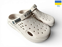 Кроксы Rai Shoes 517-012 пудра в магазине Фонтан Обуви