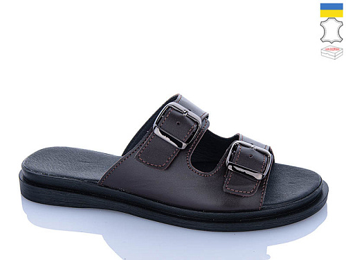 Шлепанцы Sali 191 шоколад к чор-п. в магазине Фонтан Обуви