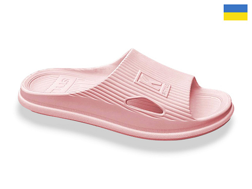 Шлепанцы Rai Shoes L112 пудра в магазине Фонтан Обуви