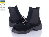 Ботинки Мрія 248 чорний замш в магазине Фонтан Обуви