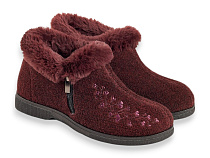 Ботинки Rai Shoes 2202 бордовий в магазине Фонтан Обуви