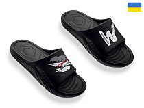 Шлепанцы Rai Shoes P408 чорний в магазине Фонтан Обуви