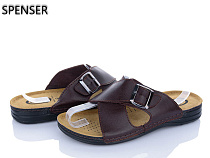 Шлепанцы Spencer 001-2 коричневий в магазине Фонтан Обуви