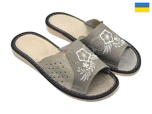 Тапочки Rai Shoes Капці 7 сірий в магазине Фонтан Обуви