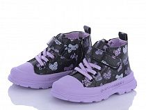 Ботинки Clibee P709 black-purple в магазине Фонтан Обуви