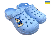 Кроксы Rai Shoes 81-82 блакитний в магазине Фонтан Обуви