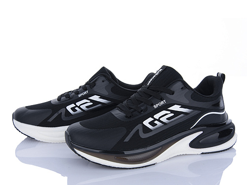 Кроссовки Lion-Lu A730-2 чорний-білий в магазине Фонтан Обуви