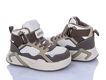 Кроссовки Clibee-Shosho ABQ1982P-1 beige-coffee в магазине Фонтан Обуви