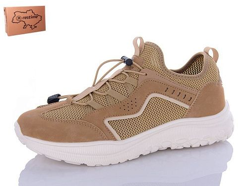 Кроссовки Restime AML24024 beige в магазине Фонтан Обуви