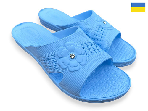 Шлепанцы Rai Shoes Камінь 2 блакитний в магазине Фонтан Обуви