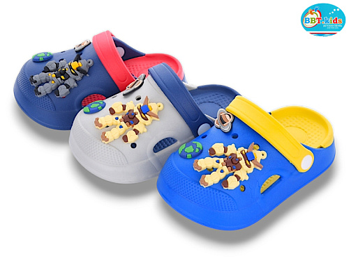 Кроксы Bbt A9157-2 mix в магазине Фонтан Обуви