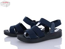 Босоножки Qq Shoes H5337 blue батал в магазине Фонтан Обуви