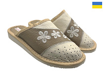 Тапочки Rai Shoes Капці 5 св.бежевий в магазине Фонтан Обуви