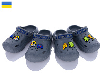 Кроксы Golden Lion 333 т.сірий в магазине Фонтан Обуви