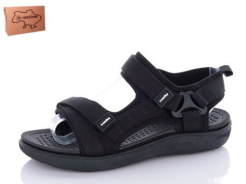 Босоножки Restime MWL24224 black в магазине Фонтан Обуви