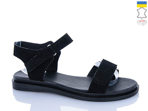 Босоножки Sali 13 чорний з чор-п. в магазине Фонтан Обуви