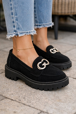 Кеды Garti 422 чорний замш в магазине Фонтан Обуви