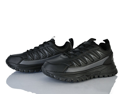 Кроссовки Бабочка 44-47 black-black в магазине Фонтан Обуви