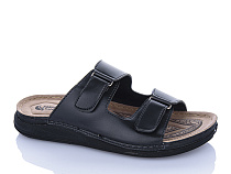 Шлепанцы Oskar 01-23 чорний в магазине Фонтан Обуви