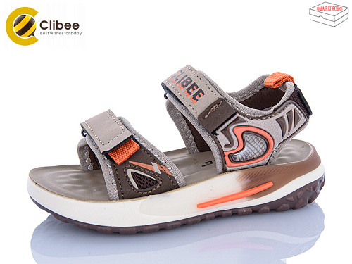 Босоножки Clibee-Apawwa ZB2310-4 khaki-orange в магазине Фонтан Обуви