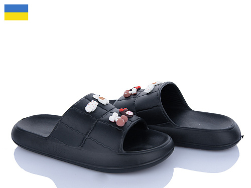 Шлепанцы Inblu ПЖ52 чорний в магазине Фонтан Обуви